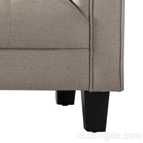 Set Ruang Tamu Gaya Eropa Tuffed Beludru Chesterfield Sofa Sofa Sette